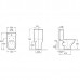 УНИТАЗ КОМПАКТ БЕЗОБОДКОВЫЙ JACOB DELAFON STRUKTURA RIMLESS UJX102-00+ETE212-00, фото 2